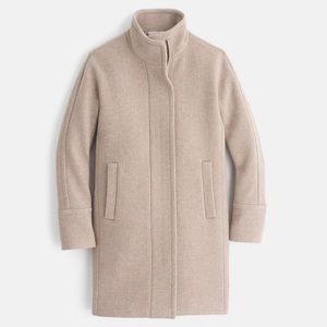 J.Crew City Coat in Heather Stone Beige